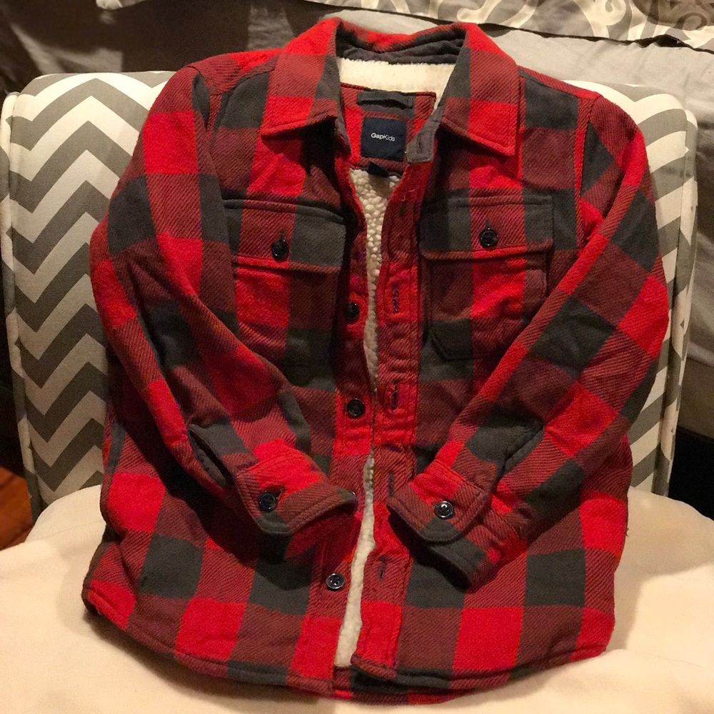 Boys Gap Kids Faux Jacket.  Size S